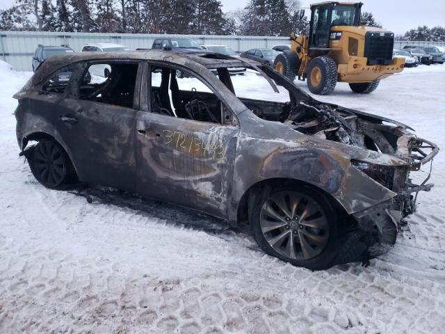 5FRYD4H45EB043715 - 2014 ACURA MDX TECHNOLOGY BURN photo 4