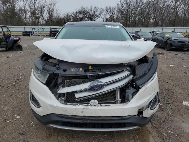 2FMTK3J87FBB03285 - 2015 FORD EDGE SEL WHITE photo 5