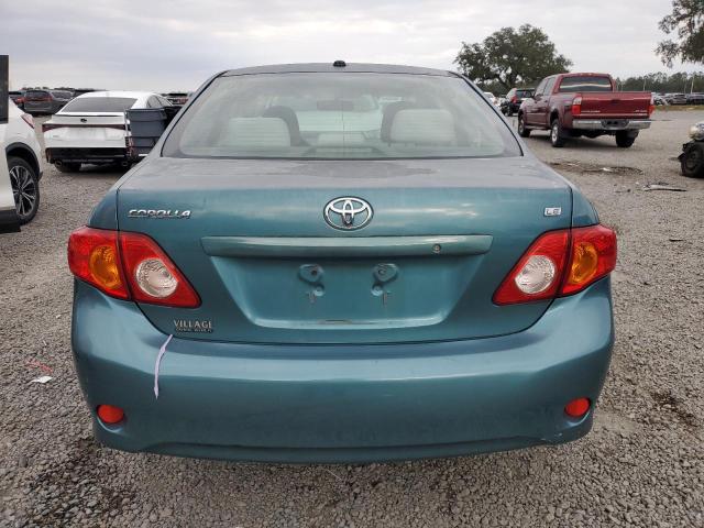 JTDBU4EE6A9110489 - 2010 TOYOTA COROLLA BASE TEAL photo 6