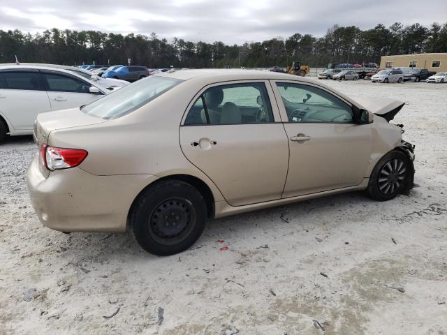 1NXBU4EE0AZ202416 - 2010 TOYOTA CORROLA BASE BEIGE photo 3