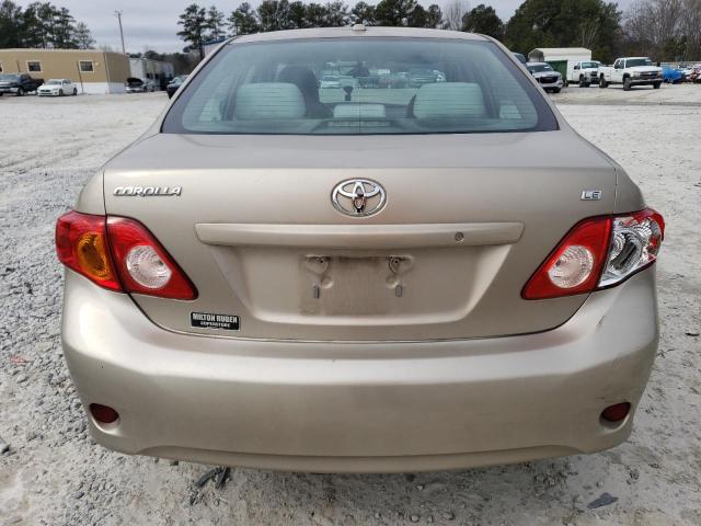 1NXBU4EE0AZ202416 - 2010 TOYOTA CORROLA BASE BEIGE photo 6