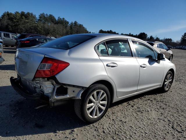 19XFB2F86CE322375 - 2012 HONDA CIVIC EX SILVER photo 3