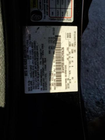 3FAHP08188R240636 - 2008 FORD FUSION SEL BLACK photo 12