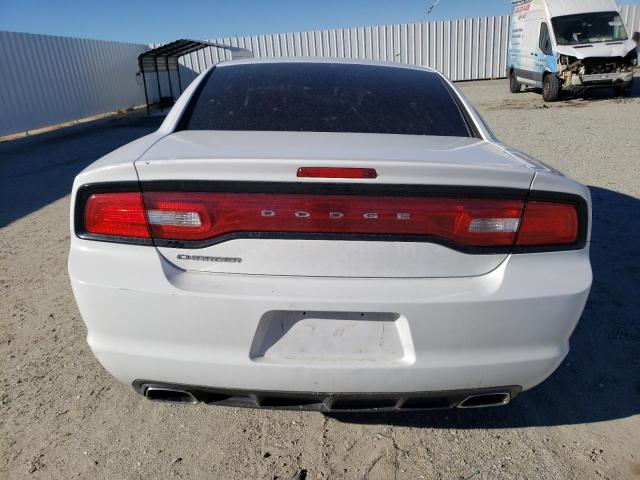 2B3CL3CGXBH608459 - 2011 DODGE CHARGER WHITE photo 6