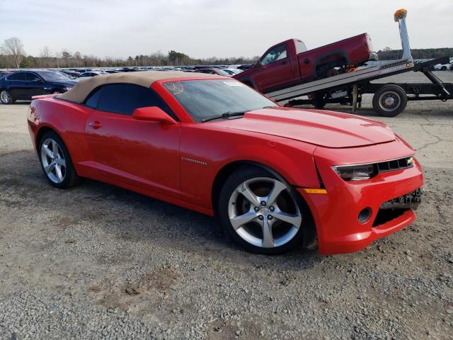 2G1FF3D30F9198245 - 2015 CHEVROLET CAMARO LT RED photo 4