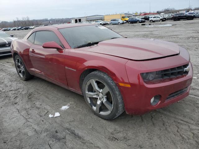 2G1FC1ED1B9102461 - 2011 CHEVROLET CAMARO LT RED photo 4