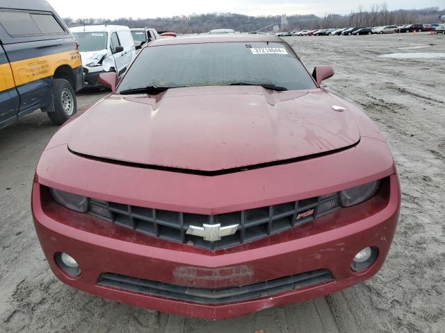 2G1FC1ED1B9102461 - 2011 CHEVROLET CAMARO LT RED photo 5