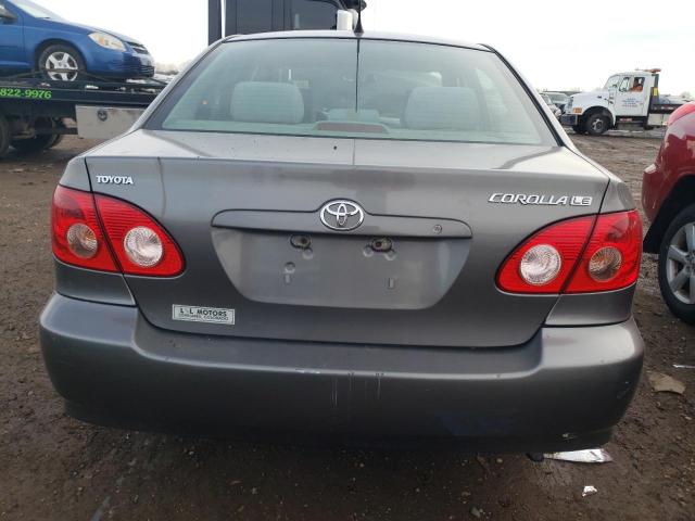 1NXBR32EX6Z723375 - 2006 TOYOTA COROLLA CE GRAY photo 6