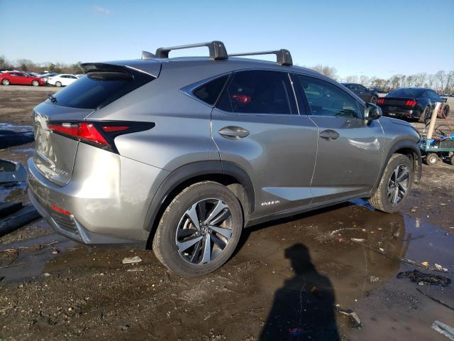 JTJGJRDZ7L2132056 - 2020 LEXUS NX 300H SILVER photo 3