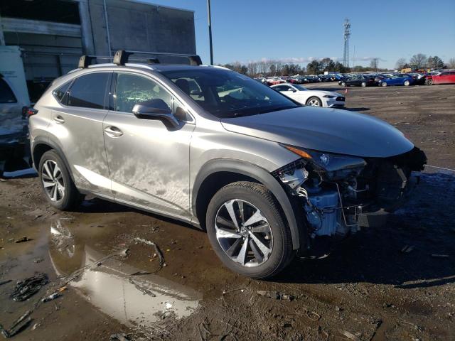 JTJGJRDZ7L2132056 - 2020 LEXUS NX 300H SILVER photo 4