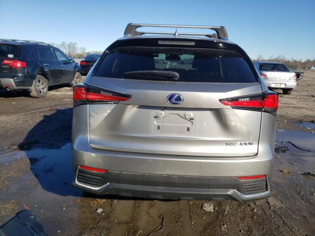 JTJGJRDZ7L2132056 - 2020 LEXUS NX 300H SILVER photo 6