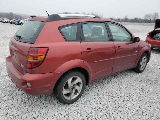 5Y2SL63845Z421744 - 2005 PONTIAC VIBE RED photo 3