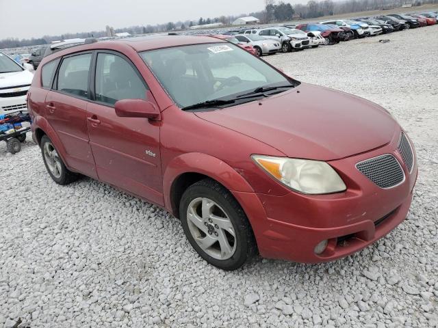 5Y2SL63845Z421744 - 2005 PONTIAC VIBE RED photo 4