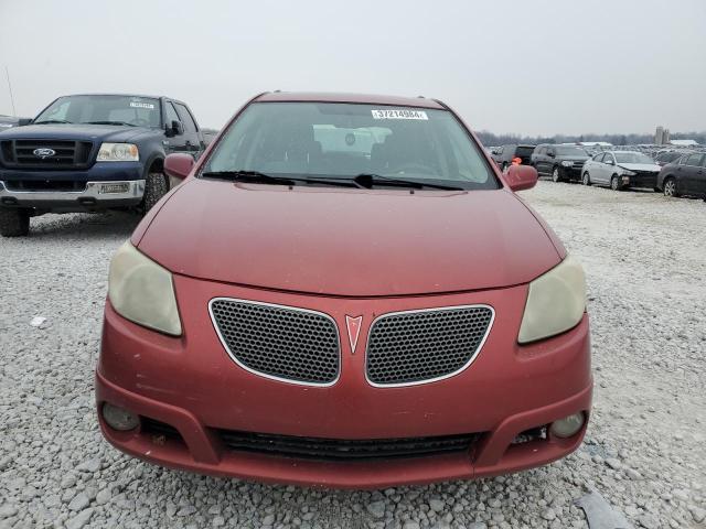 5Y2SL63845Z421744 - 2005 PONTIAC VIBE RED photo 5