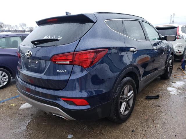 5XYZU3LB0HG420793 - 2017 HYUNDAI SANTA FE S BLUE photo 3