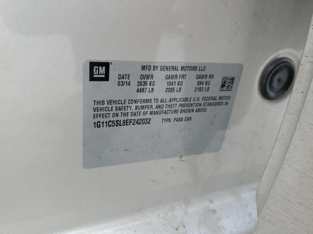 1G11C5SL8EF242032 - 2014 CHEVROLET MALIBU 1LT TAN photo 12