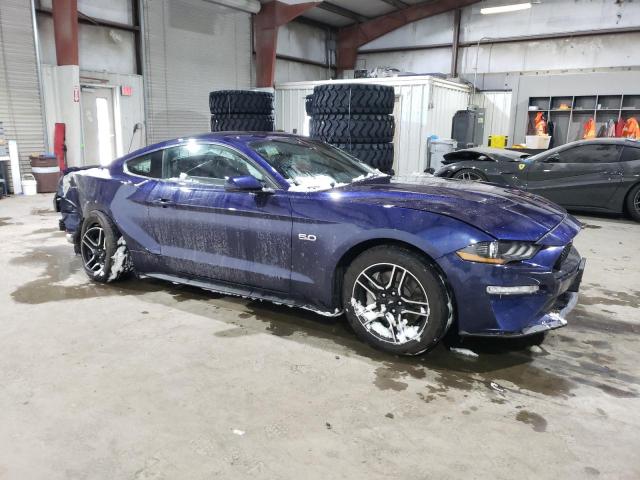 1FA6P8CF5J5145811 - 2018 FORD MUSTANG GT BLUE photo 4