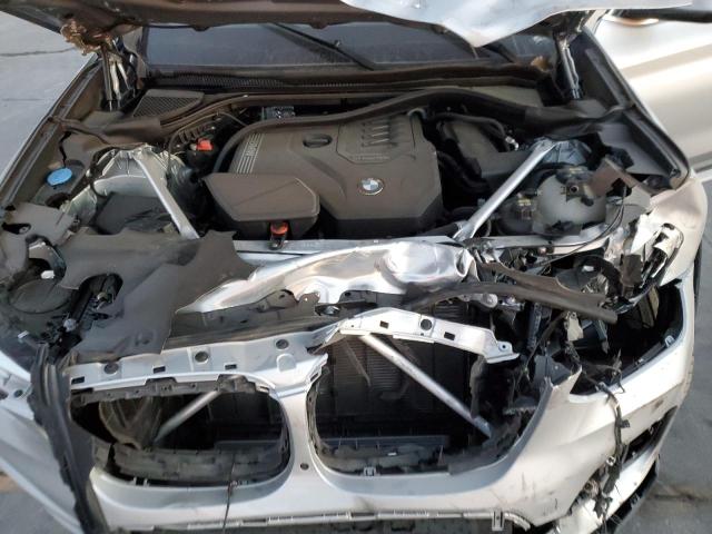 5UXTY3C06M9H58740 - 2021 BMW X3 SDRIVE30I SILVER photo 12
