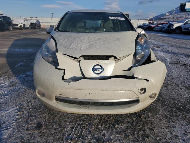 JN1AZ0CP6CT022755 - 2012 NISSAN LEAF SV WHITE photo 5