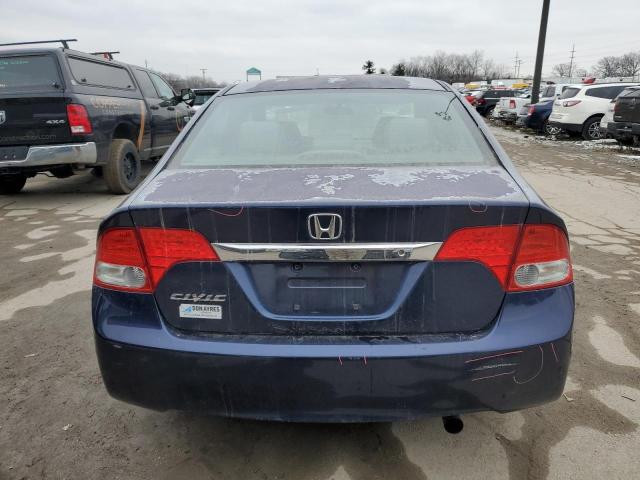 2HGFA1F51AH573004 - 2010 HONDA CIVIC LX BLUE photo 6