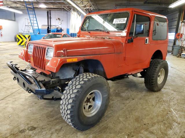 2J4FY59T9KJ171070 - 1989 JEEP WRANGLER / LAREDO RED photo 1