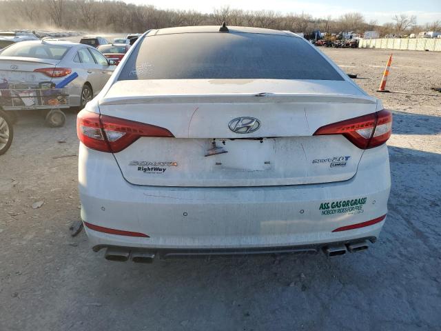 5NPE34AB7FH159405 - 2015 HYUNDAI SONATA SPORT WHITE photo 6