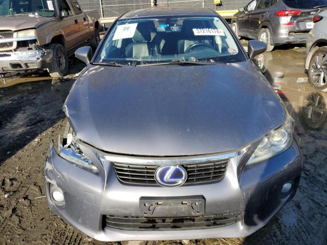 JTHKD5BH0C2097933 - 2012 LEXUS CT 200 GRAY photo 5