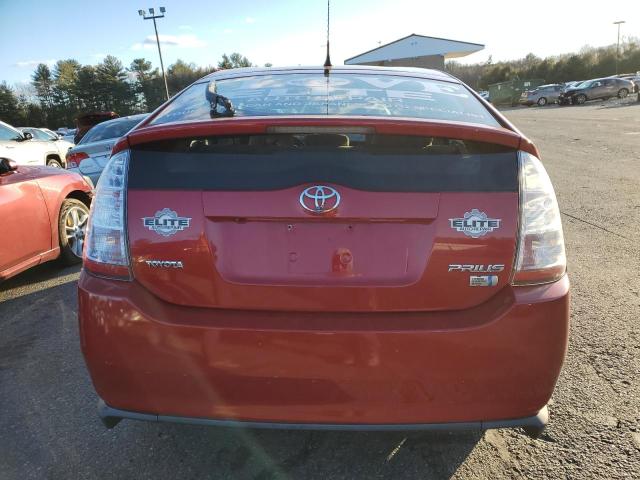 JTDKB20U377561361 - 2007 TOYOTA PRIUS RED photo 6