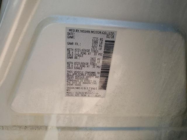 5N1DR2MM5JC637865 - 2018 NISSAN PATHFINDER S SILVER photo 13