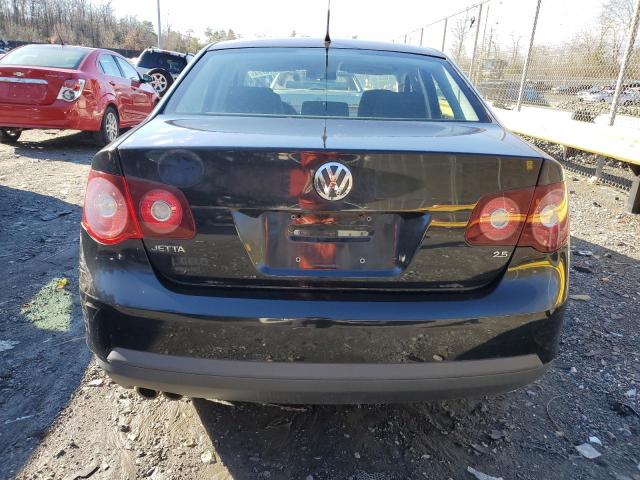 3VWJM71K48M107060 - 2008 VOLKSWAGEN JETTA S BLACK photo 6