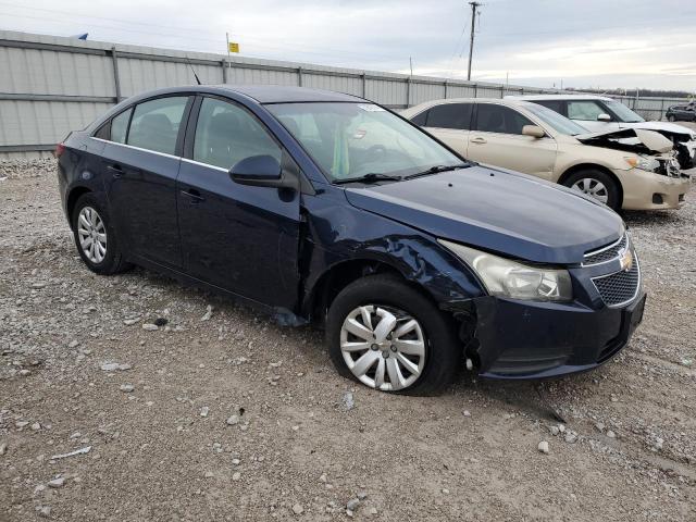 1G1PF5S95B7191164 - 2011 CHEVROLET CRUZE LT BLUE photo 4