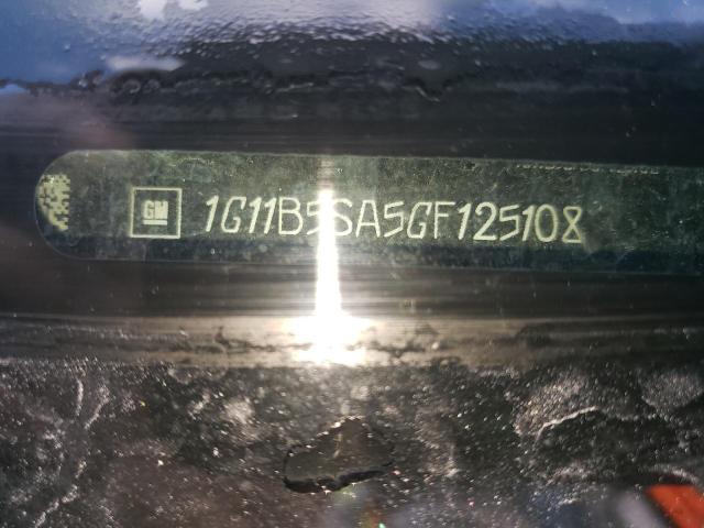 1G11B5SA5GF125108 - 2016 CHEVROLET MALIBU LIM LS GOLD photo 12