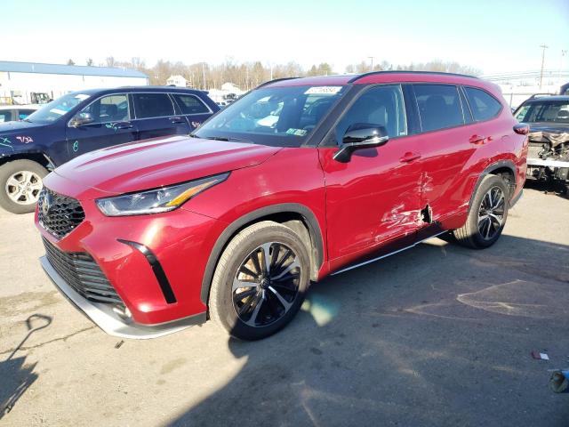 5TDJZRBH0MS097236 - 2021 TOYOTA HIGHLANDER XSE RED photo 1