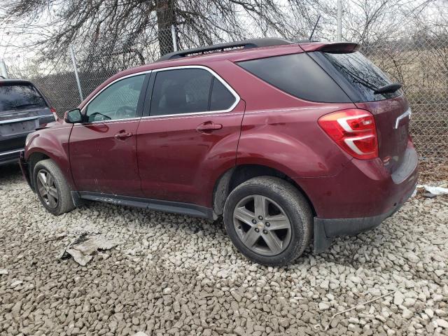 2GNFLFEK7G6142238 - 2016 CHEVROLET EQUINOX LT BURGUNDY photo 2