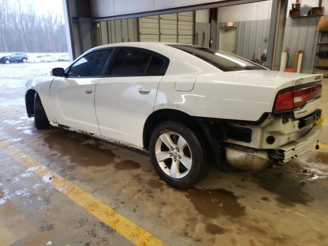 2C3CDXBG4EH242950 - 2014 DODGE CHARGER SE WHITE photo 2