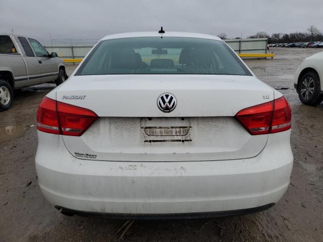 1VWBP7A39DC098873 - 2013 VOLKSWAGEN PASSAT SE WHITE photo 6