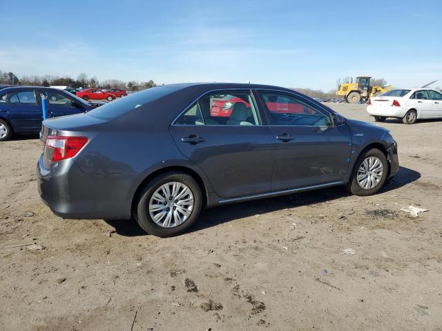 4T1BD1FK5CU058397 - 2012 TOYOTA CAMRY HYBRID GRAY photo 3