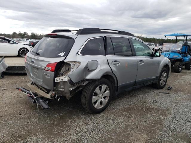 4S4BRBCC4B3448125 - 2011 SUBARU OUTBACK 2.5I PREMIUM GRAY photo 3