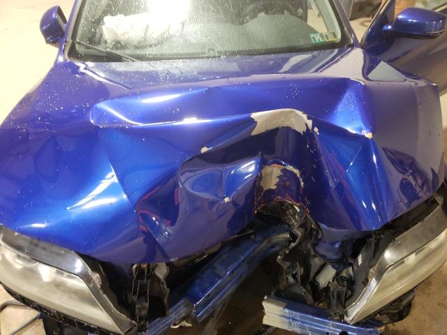 1HGCT1B72FA006102 - 2015 HONDA ACCORD EX BLUE photo 11