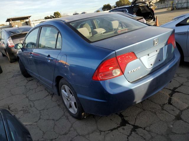 JHMFA16867S005940 - 2007 HONDA CIVIC EX BLUE photo 2