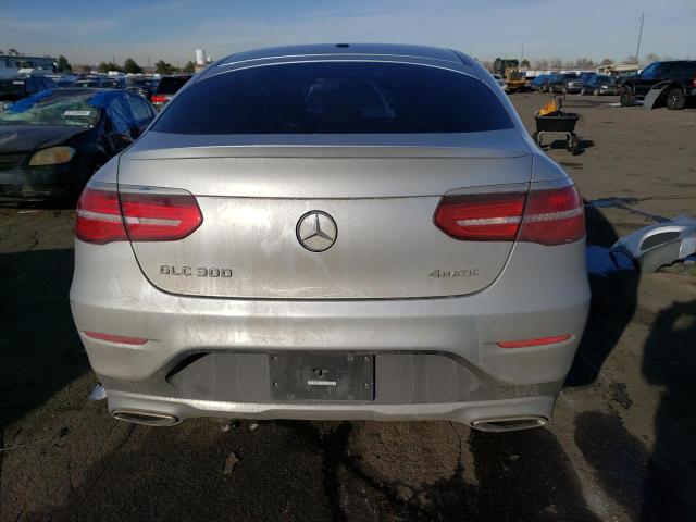 WDC0J4KBXKF571119 - 2019 MERCEDES-BENZ GLC COUPE 300 4MATIC SILVER photo 6