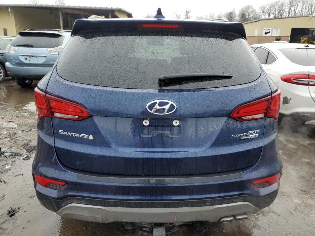 5XYZWDLA9JG523224 - 2018 HYUNDAI SANTA FE S BLUE photo 6