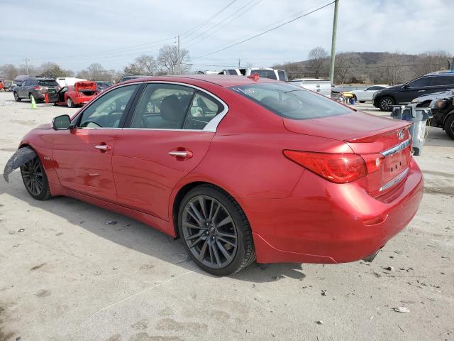 JN1FV7AP7HM850148 - 2017 INFINITI Q50 RED SPORT 400 RED photo 2