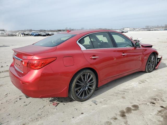 JN1FV7AP7HM850148 - 2017 INFINITI Q50 RED SPORT 400 RED photo 3