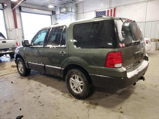 1FMPU16L74LA65034 - 2004 FORD EXPEDITION XLT GREEN photo 2