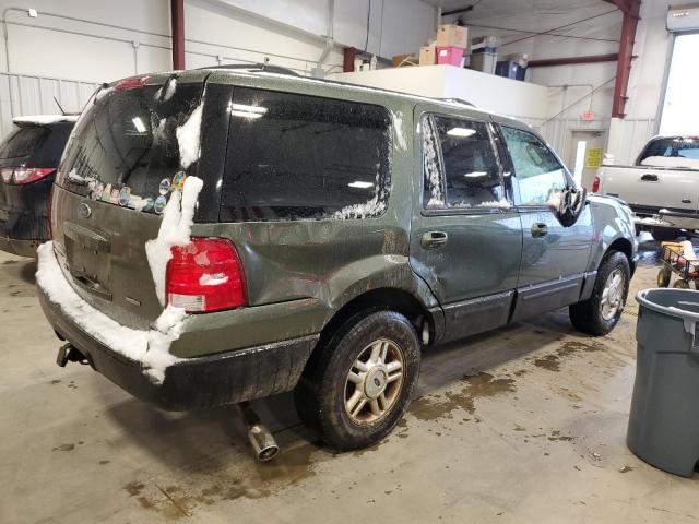 1FMPU16L74LA65034 - 2004 FORD EXPEDITION XLT GREEN photo 3