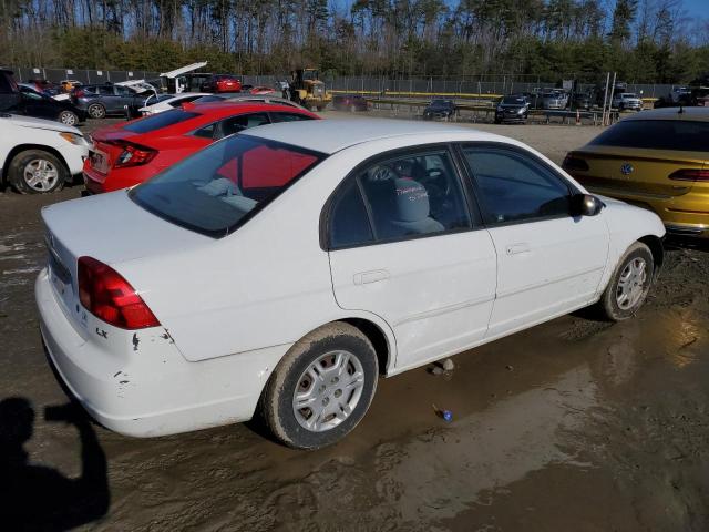 2HGES16692H586358 - 2002 HONDA CIVIC LX WHITE photo 3