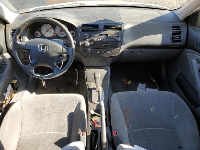 2HGES16692H586358 - 2002 HONDA CIVIC LX WHITE photo 8