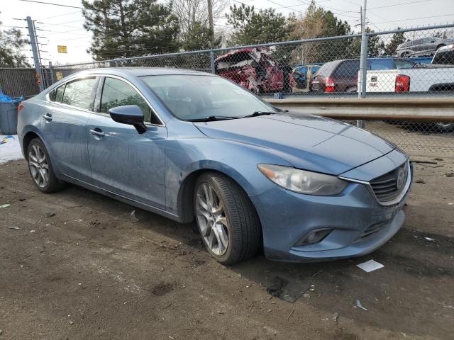 JM1GJ1W61E1150844 - 2014 MAZDA 6 GRAND TOURING BLUE photo 4