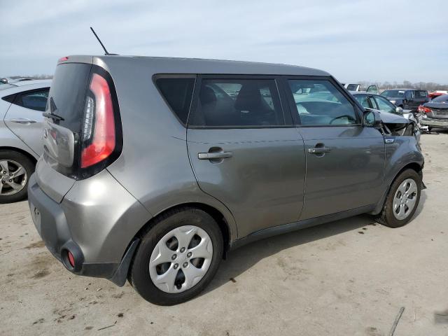 KNDJN2A28F7160371 - 2015 KIA SOUL GRAY photo 4